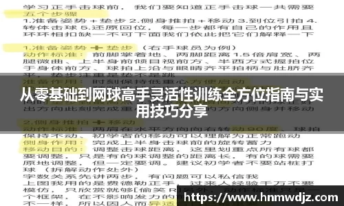 从零基础到网球高手灵活性训练全方位指南与实用技巧分享
